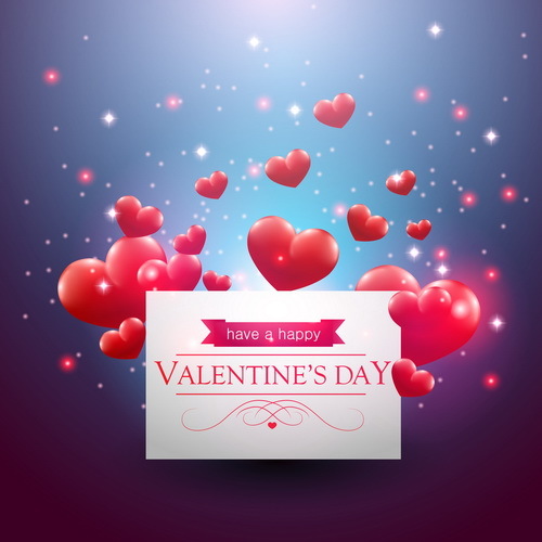 valentine heart day card 