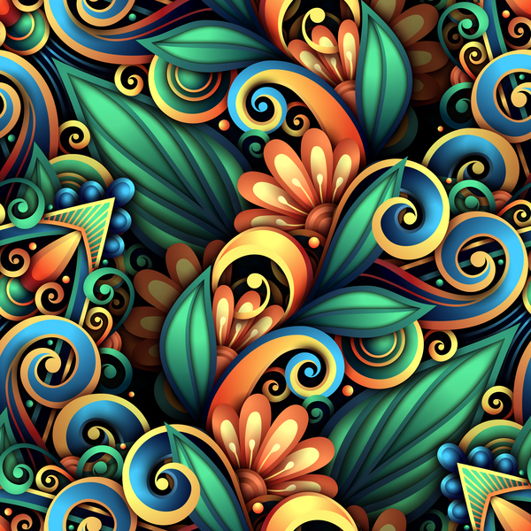 pattern decor colored 