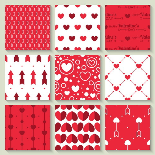 valentine seamless pattern 