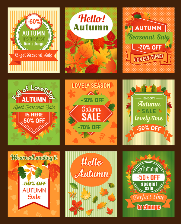special sale poster autumn 
