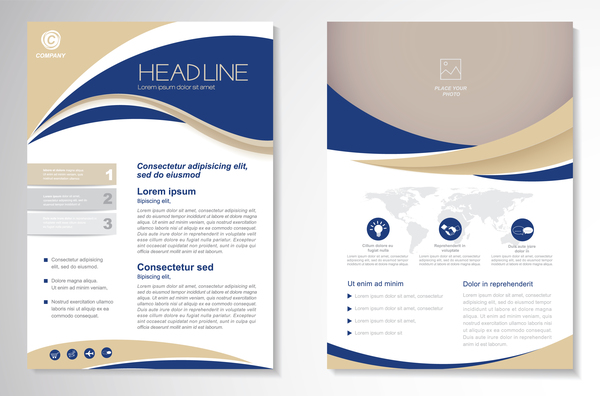flyer cover business brochure abstract 