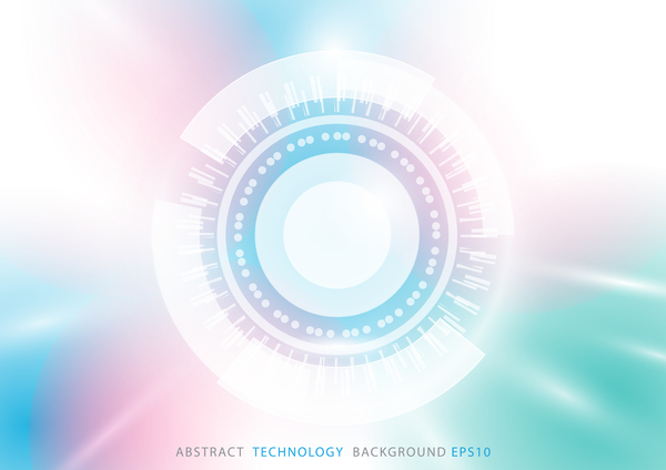 technology geometric concept circle abstract 