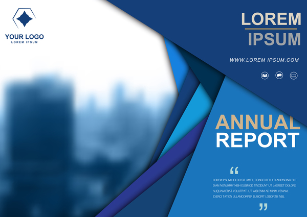 report cover brochure Annual 