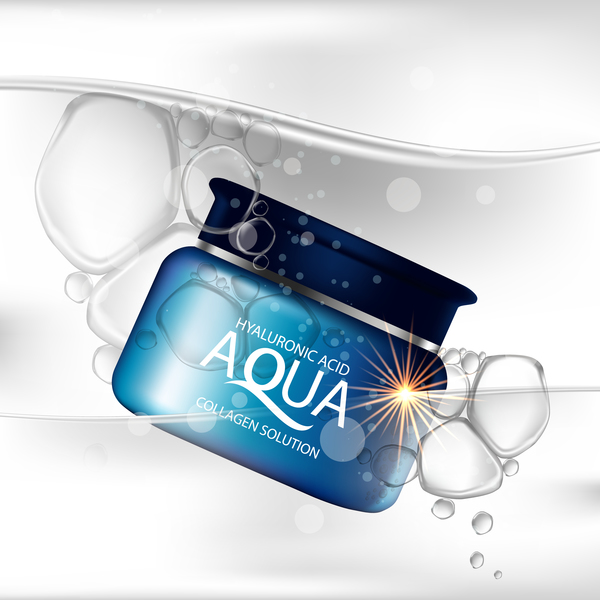 poster cosmetic aqua advertising 