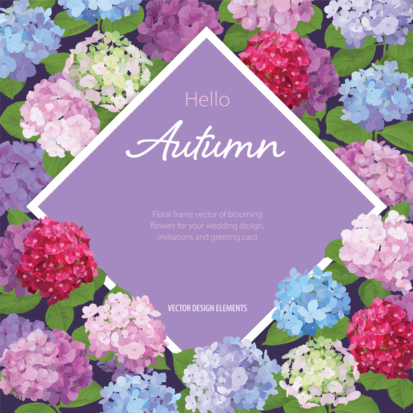 flower cards autumn 