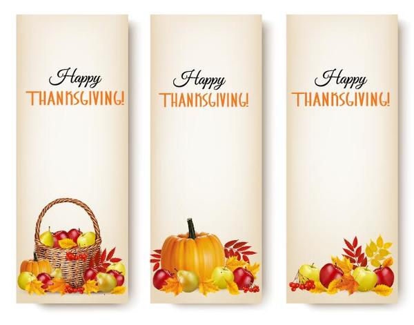 holiday banners autumn 