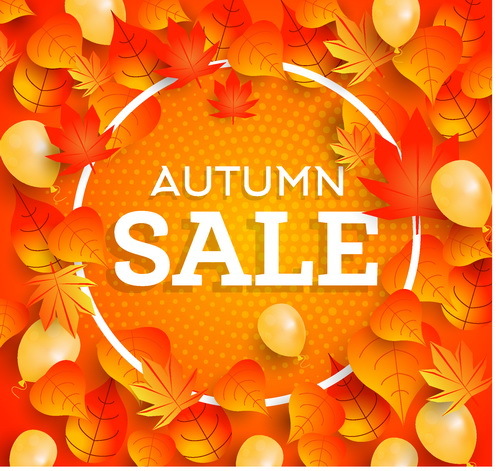 sale leaves frame autumn 