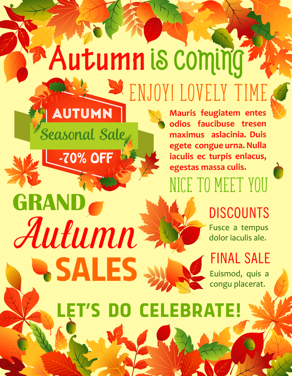 season page flyer autumn  