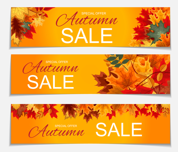 special offer banners autumn 