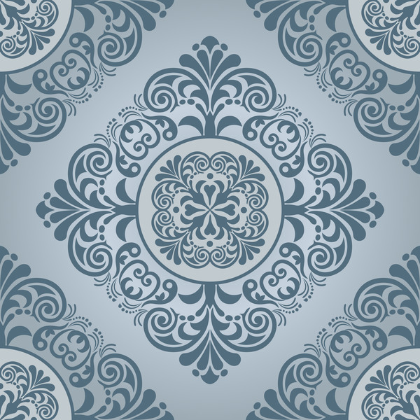 seamless pattern ornament baroque 