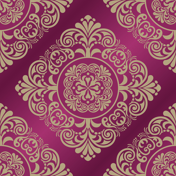 seamless pattern ornament baroque 
