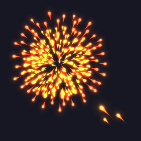 Fireworks festival effect beautiful 
