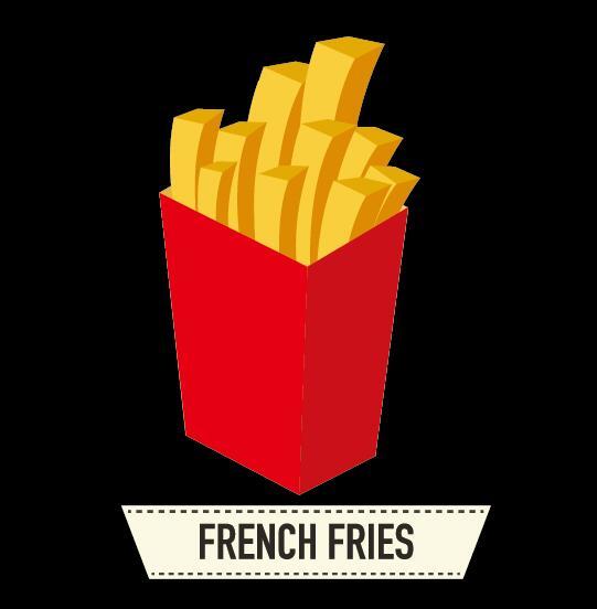 fries French black 