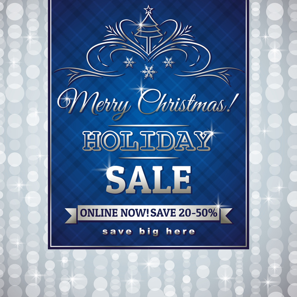 sale discount christmas blue 