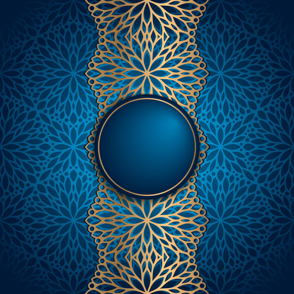 styles pattern oriental blue 