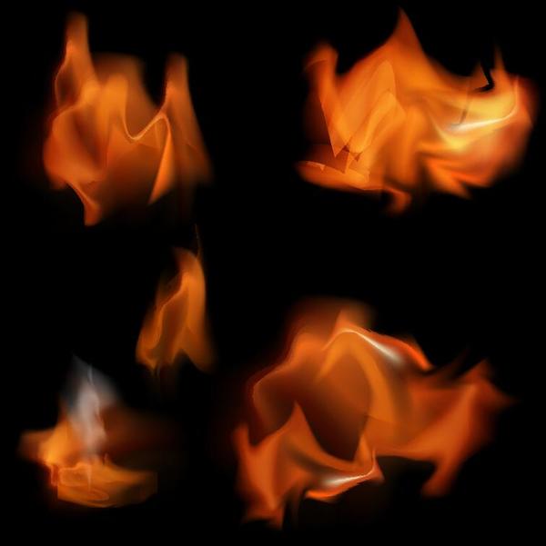 flame fire blurs 