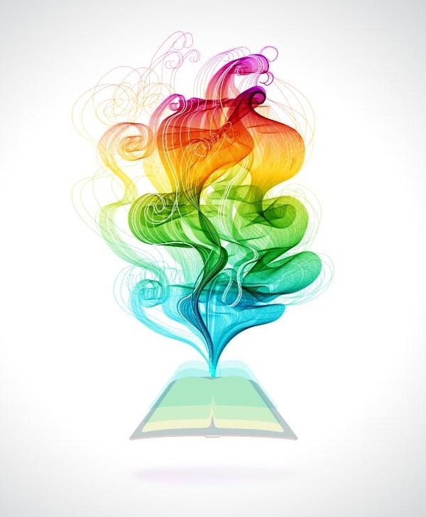 wave colored book 