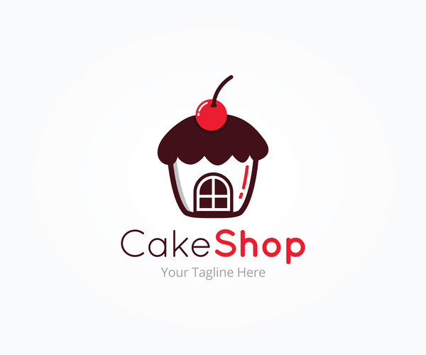 shop logo cake 