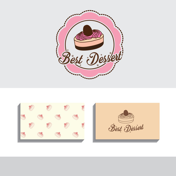 labels card cake business 
