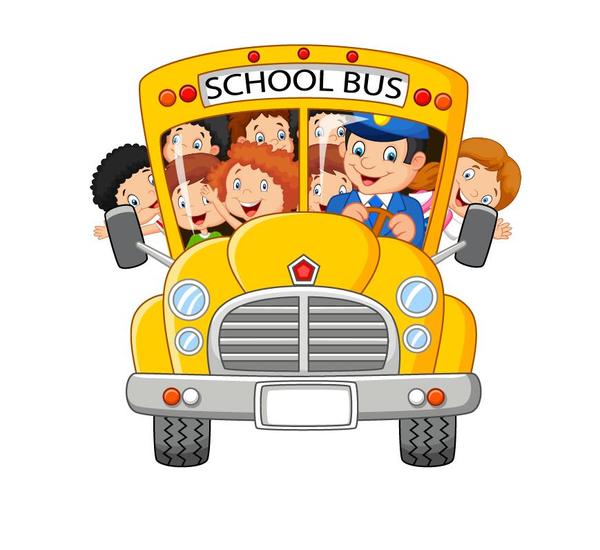 students school cartoon bus 
