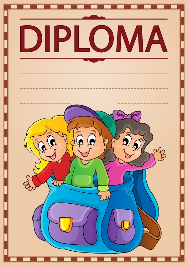 theme diploma cartoon 