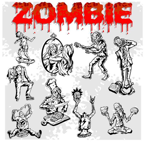 zombie cartoon 