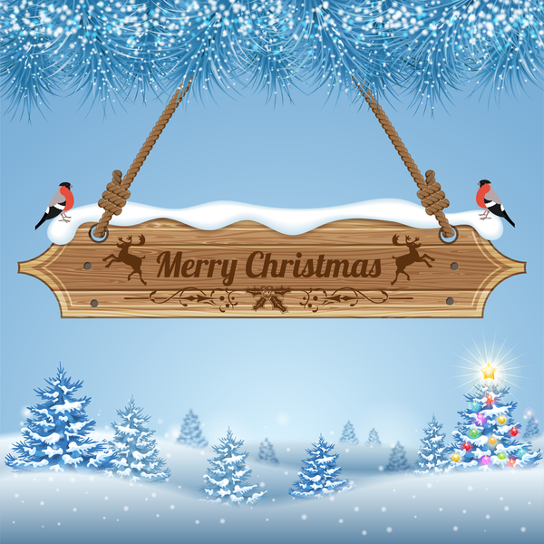 wooden sign christmas board 