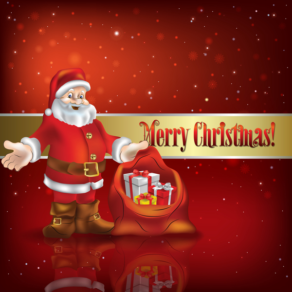santa red decorations Claus christmas 