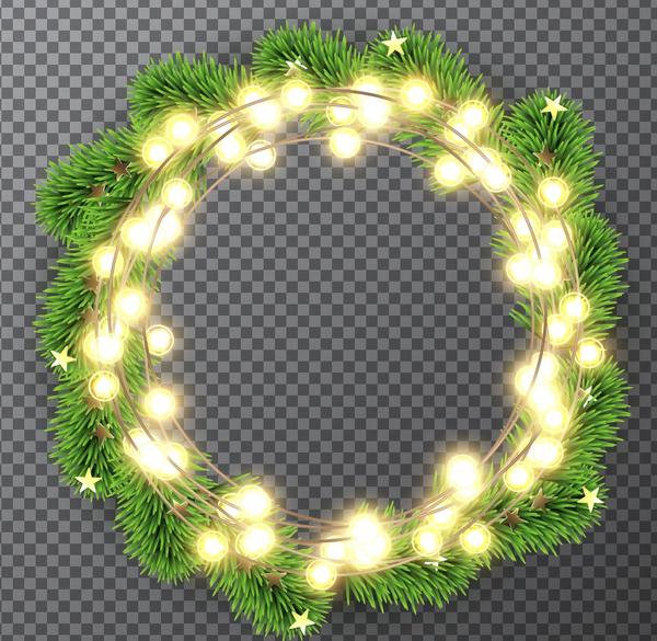 wreath light fir-tree decor christmas bulb  