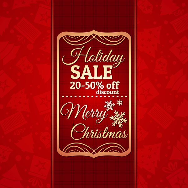 sale red holiday discount christmas 