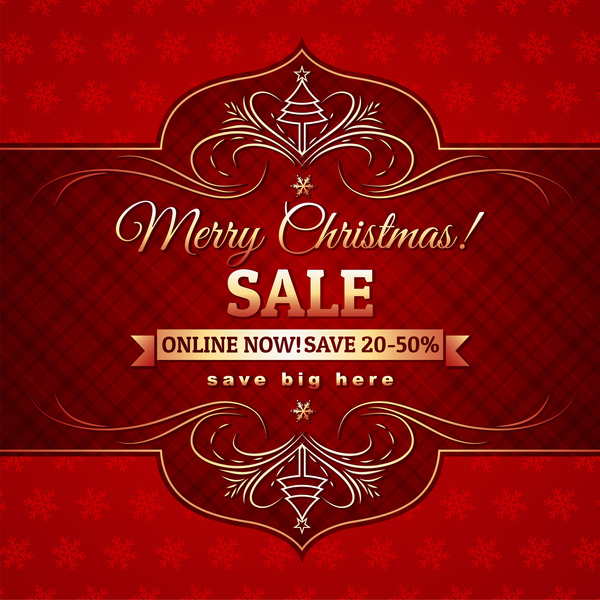 sale red holiday discount christmas 