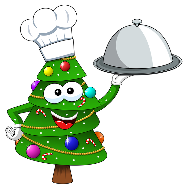 tree cook christmas cartoon 
