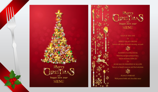 year red new menu christmas 