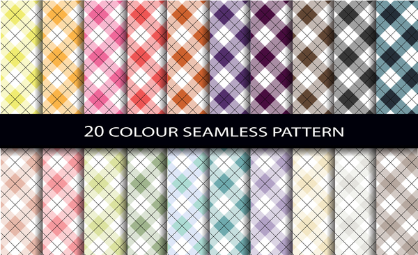 vintage seamless pattern color 
