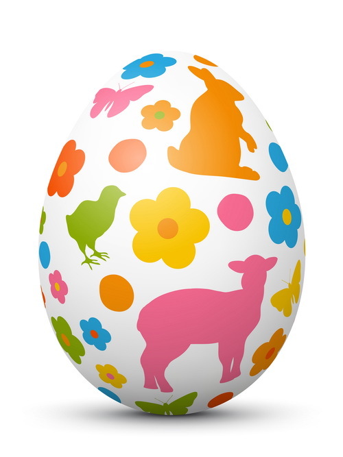 r egg easte cute colored animal 