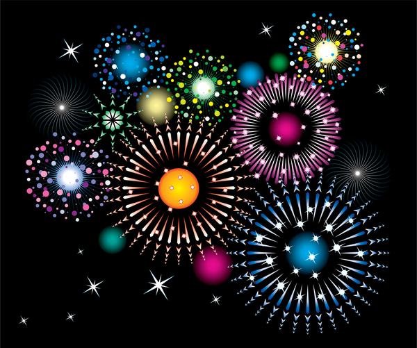 firework effect colored 