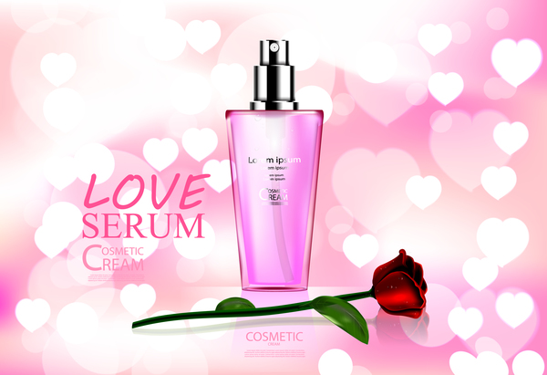 poster pink cosmetic adv 