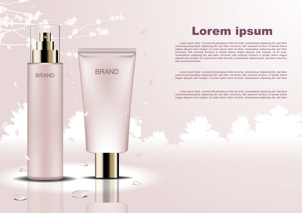 poster cosmetic beige 