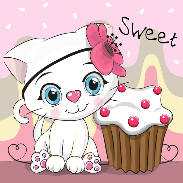 cute cupcake cat 