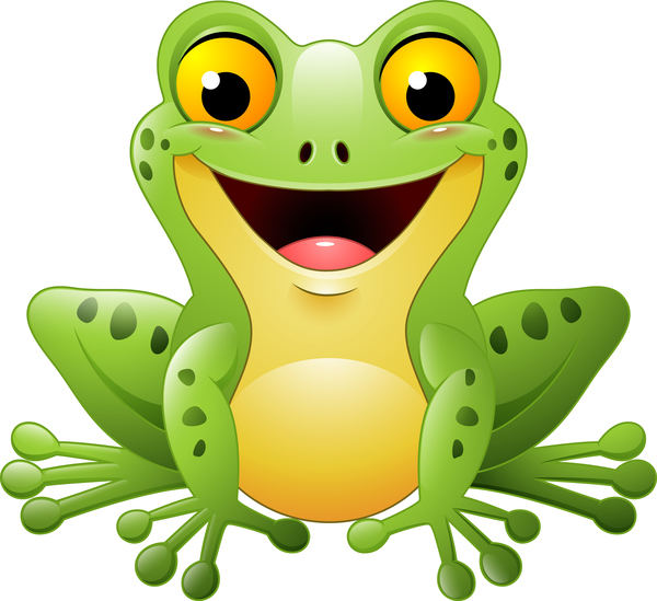 Cute frog cartoon vector 01 - WeLoveSoLo