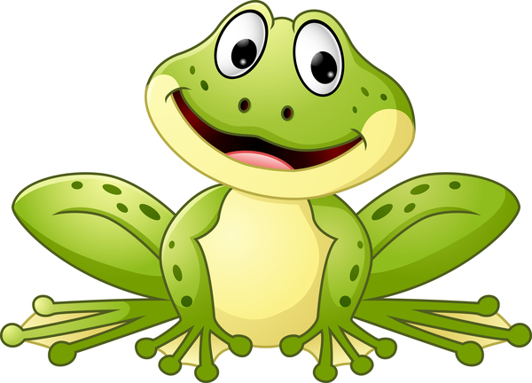 frog cute cartoon 