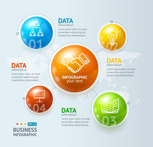 information infographic data business 