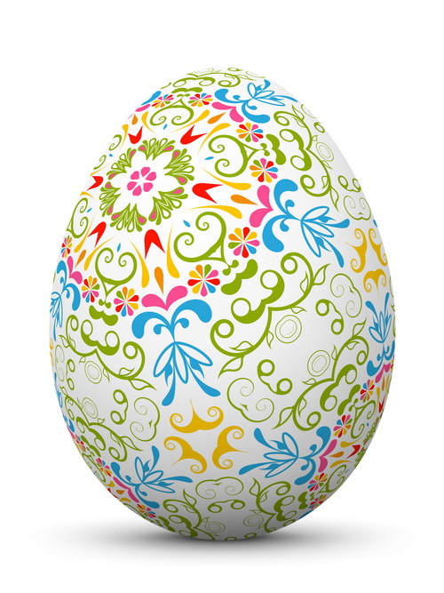 floral egg easter egg decoration 