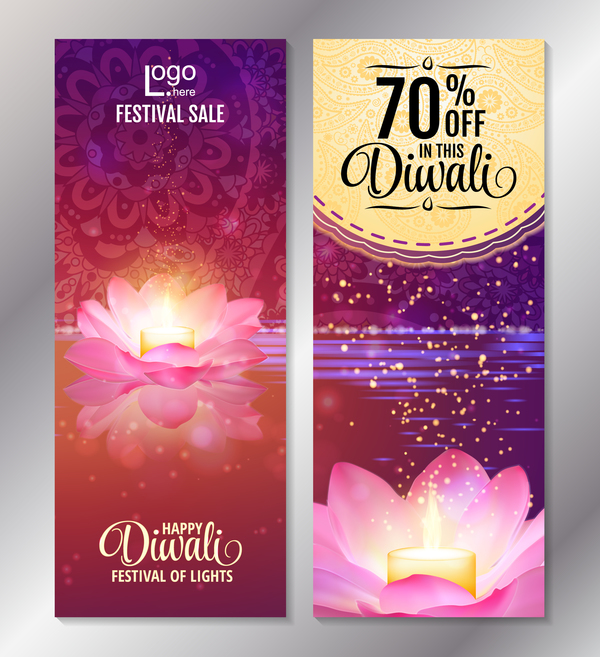 festival Diwali discount banners 
