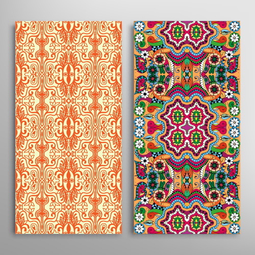 seamless Patterns ethnic decorative 