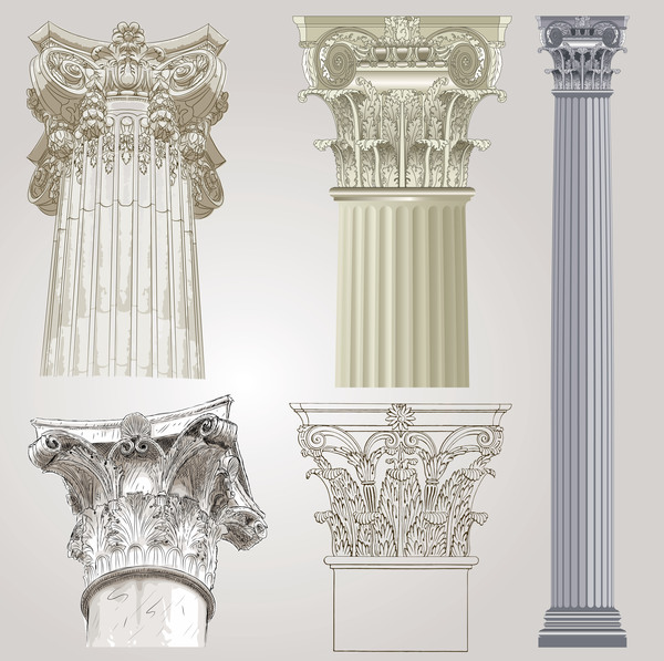 style european columns architecture 