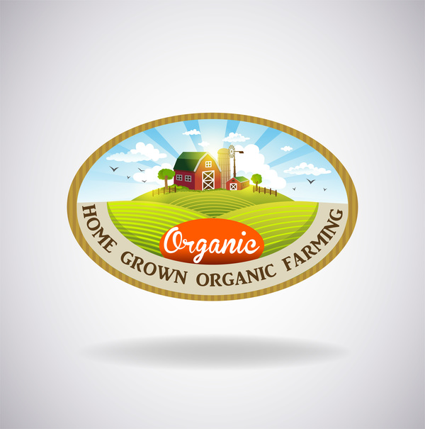 organic natural label fresh farm  