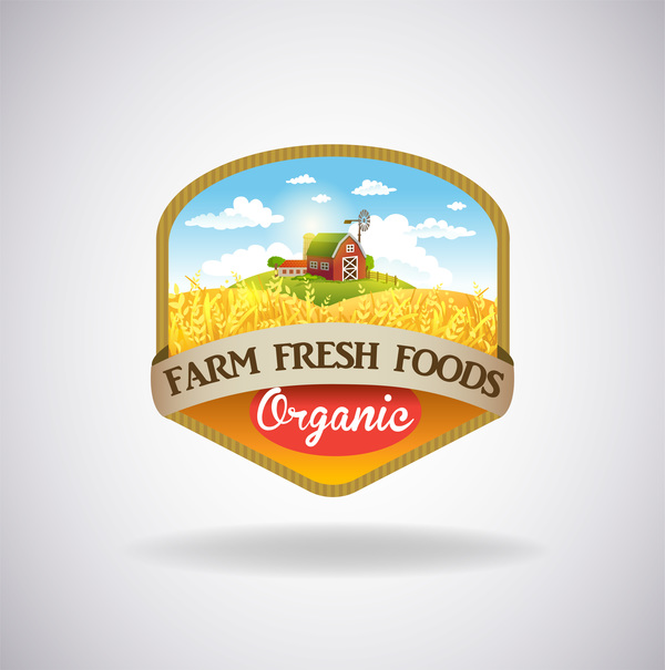 organic natural label fresh farm  