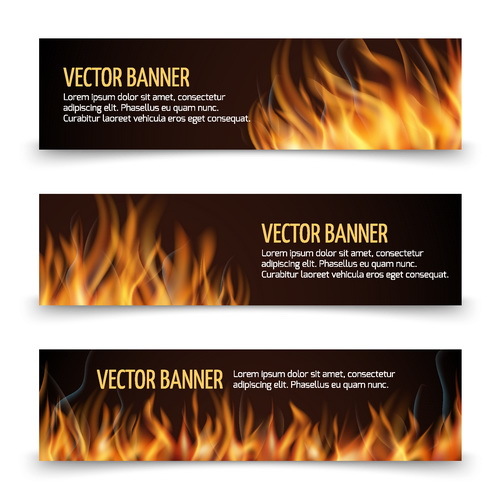 fire banners 