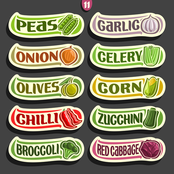 sticker food banner 